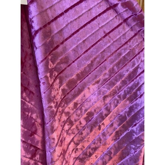 NWT Delfi Collective Marilyn Dress in Magenta Dark Pink Velvet Size Small - Picture 10 of 14